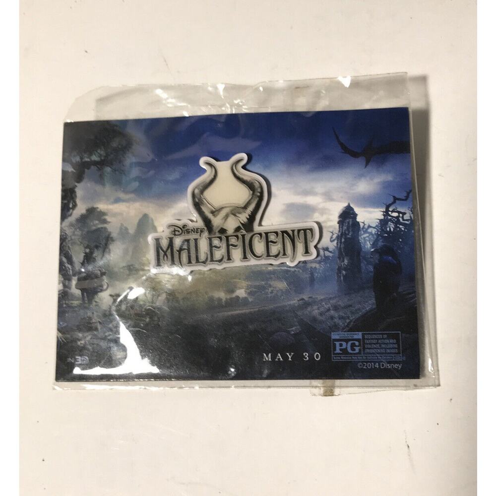 Maleficent Disney Opening Weekend AMC Pin New Sealed Package Stub’s Exclusive